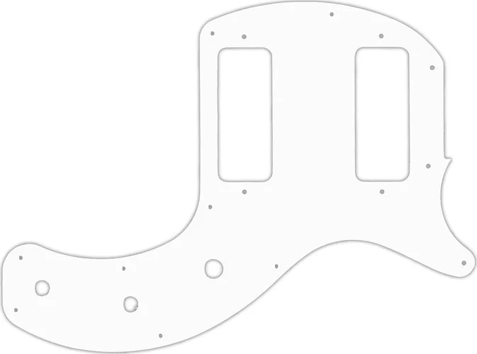 WD Custom Pickguard For Gibson 2019 Les Paul Special Tribute Double Cut #04 White/Black/White