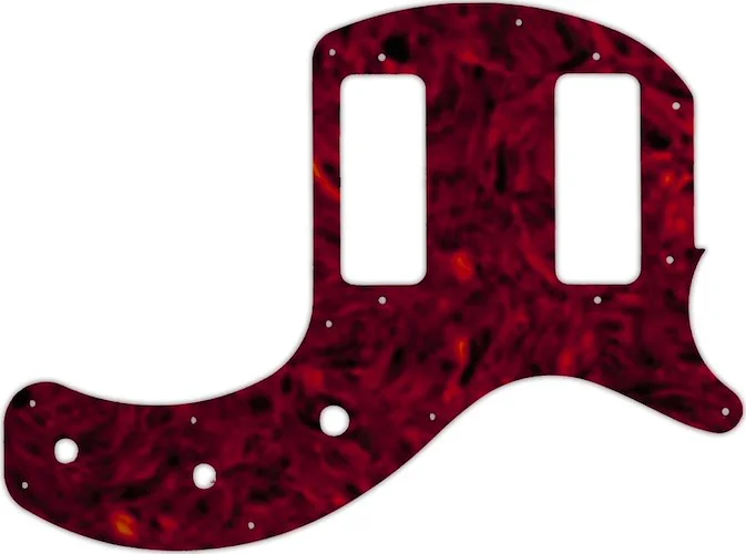 WD Custom Pickguard For Gibson 2019 Les Paul Special Tribute Double Cut #05T Tortoise Shell Solid (S