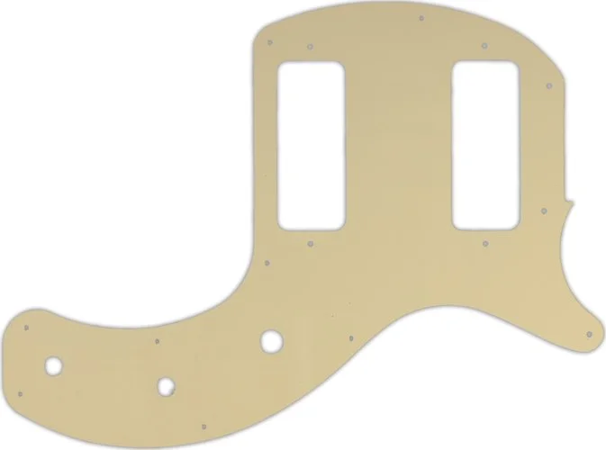 WD Custom Pickguard For Gibson 2019 Les Paul Special Tribute Double Cut #06B Cream/Black/Cream