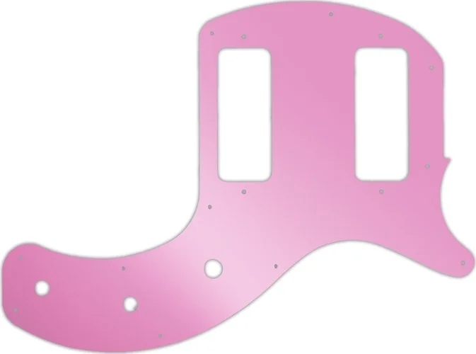 WD Custom Pickguard For Gibson 2019 Les Paul Special Tribute Double Cut #10P Pink Mirror