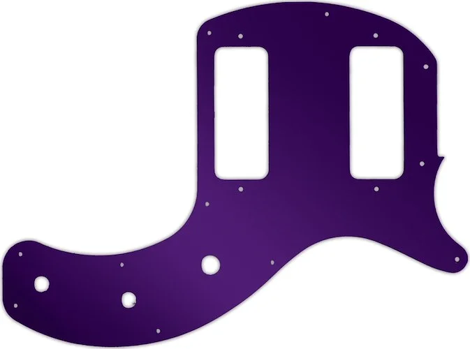 WD Custom Pickguard For Gibson 2019 Les Paul Special Tribute Double Cut #10PR Purple Mirror