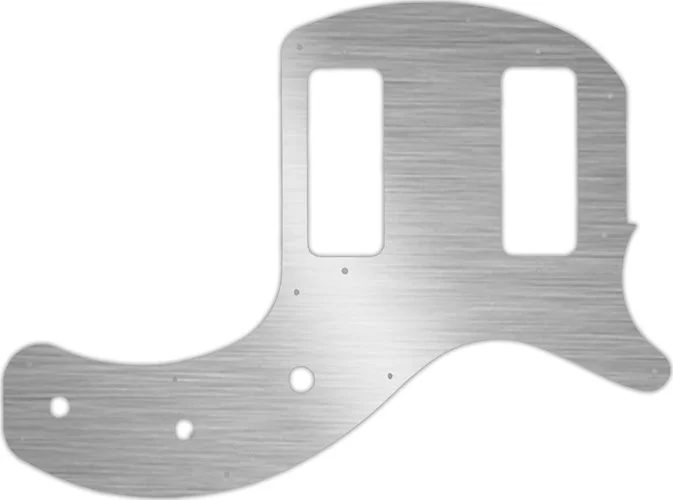 WD Custom Pickguard For Gibson 2019 Les Paul Special Tribute Double Cut #13 Simulated Brushed Silver