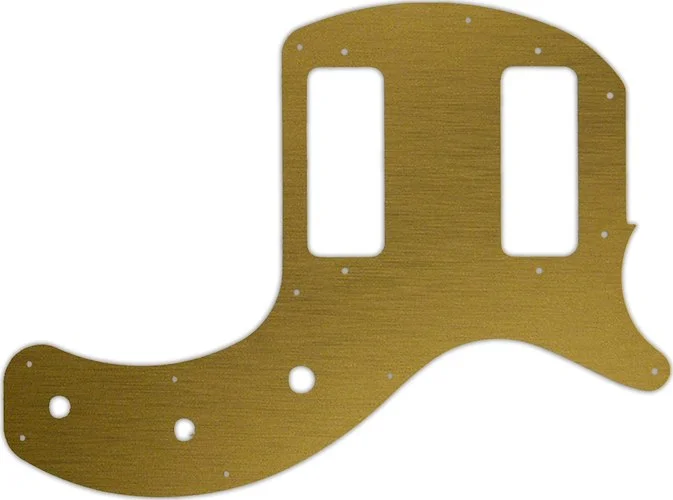 WD Custom Pickguard For Gibson 2019 Les Paul Special Tribute Double Cut #14 Simulated Brushed Gold/B