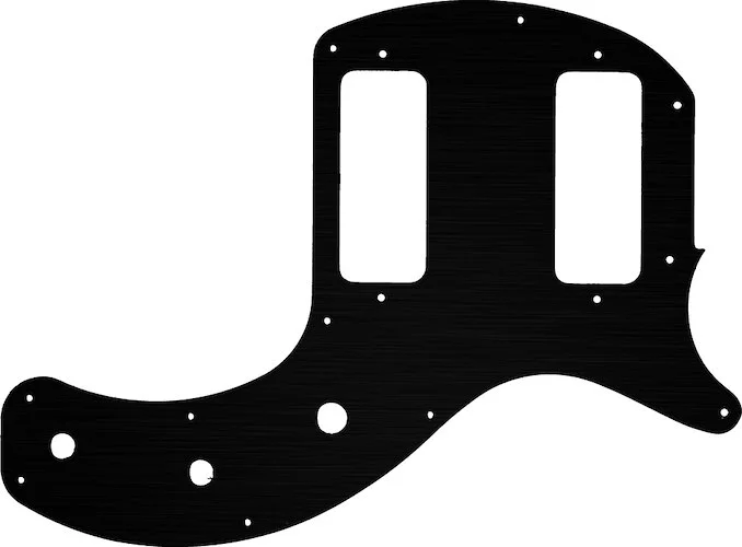 WD Custom Pickguard For Gibson 2019 Les Paul Special Tribute Double Cut #27T Simulated Black Anodize