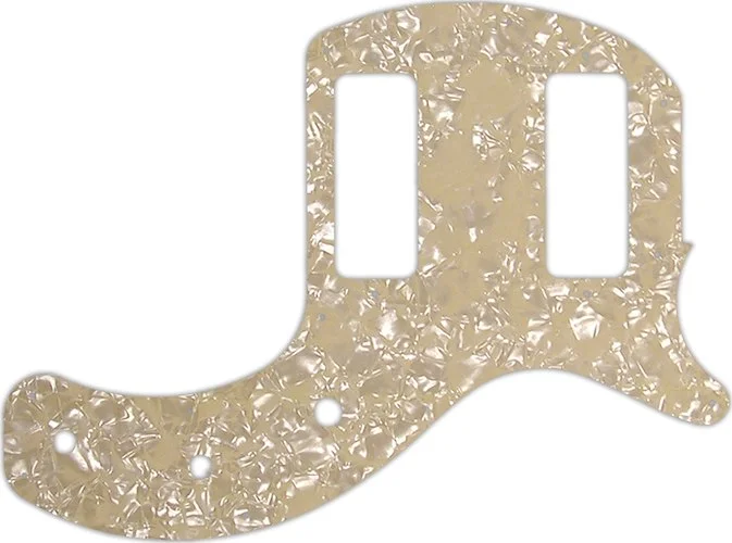 WD Custom Pickguard For Gibson 2019 Les Paul Special Tribute Double Cut #28C Cream Pearl/Cream/Black