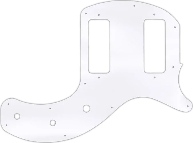 WD Custom Pickguard For Gibson 2019 Les Paul Special Tribute Double Cut #45 Clear Acrylic