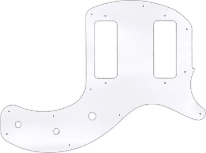 WD Custom Pickguard For Gibson 2019 Les Paul Special Tribute Double Cut #45T Clear Acrylic Thin