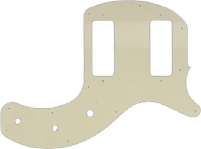 WD Custom Pickguard For Gibson 2019 Les Paul Special Tribute Double Cut #55T Parchment Thin