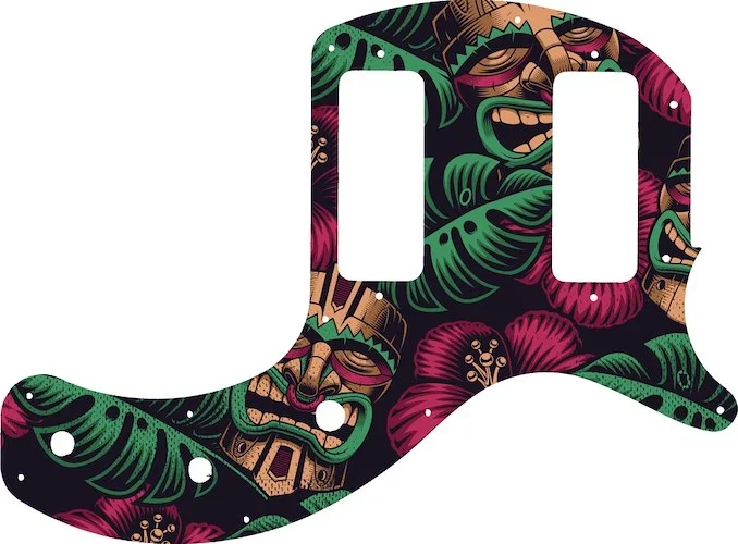 WD Custom Pickguard For Gibson 2019 Les Paul Special Tribute Double Cut #GAL01 Aloha Tiki Graphic