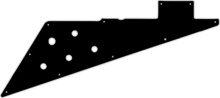 WD Custom Pickguard For Gibson 2019-Present Original Collection Flying V #01T Black Thin