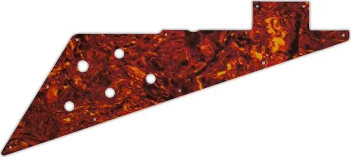 WD Custom Pickguard For Gibson 2019-Present Original Collection Flying V #05P Tortoise Shell/Parchme