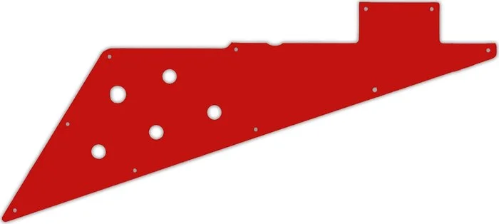 WD Custom Pickguard For Gibson 2019-Present Original Collection Flying V #07S Red Solid