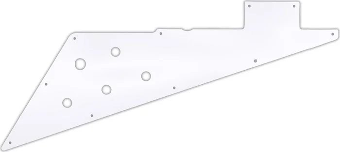 WD Custom Pickguard For Gibson 2019-Present Original Collection Flying V #45 Clear Acrylic