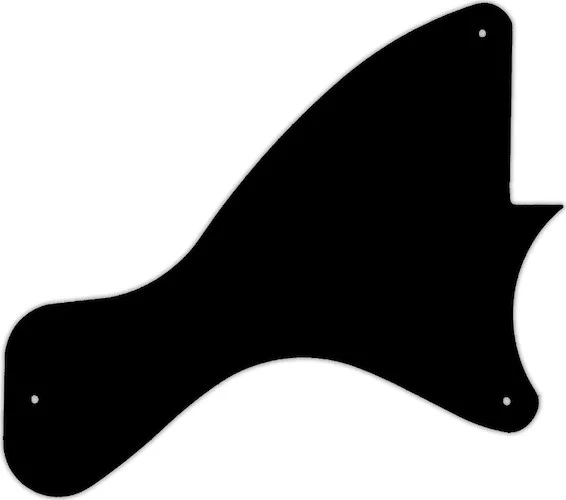 WD Custom Pickguard For Gibson 2019-Present Original Collection Les Paul Junior #01T Black Thin