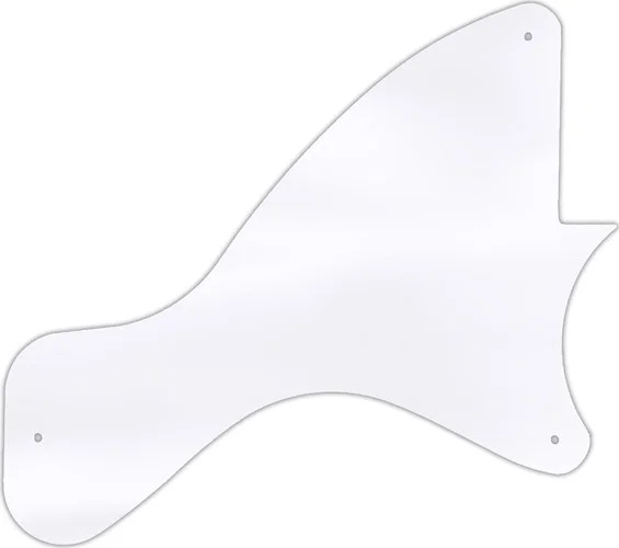 WD Custom Pickguard For Gibson 2019-Present Original Collection Les Paul Junior #45T Clear Acrylic T