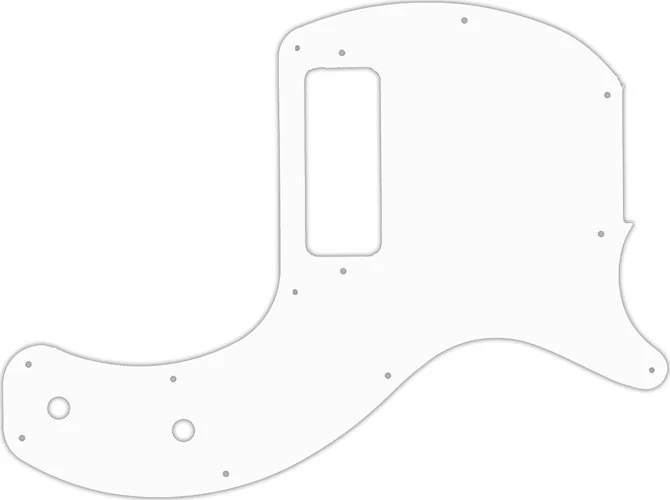 WD Custom Pickguard For Gibson 2019-Present Les Paul Junior Tribute DC #02 White