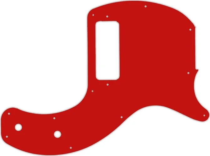 WD Custom Pickguard For Gibson 2019-Present Les Paul Junior Tribute DC #07S Red Solid