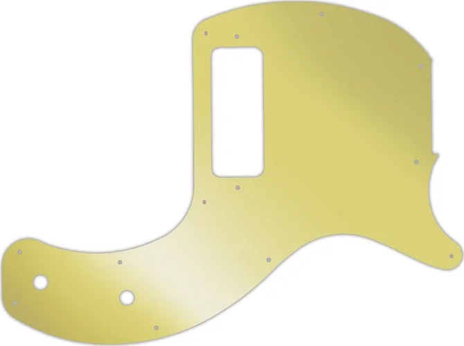 WD Custom Pickguard For Gibson 2019-Present Les Paul Junior Tribute DC #10GD Gold Mirror