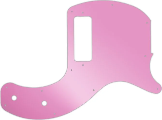 WD Custom Pickguard For Gibson 2019-Present Les Paul Junior Tribute DC #10P Pink Mirror