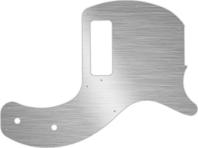 WD Custom Pickguard For Gibson 2019-Present Les Paul Junior Tribute DC #13 Simulated Brushed Silver/