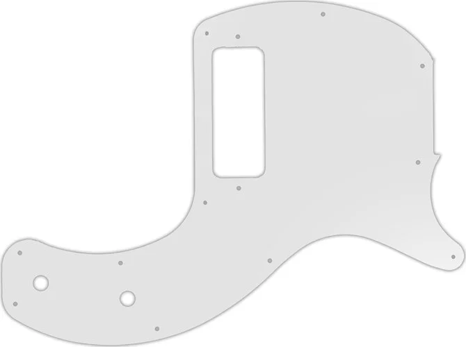 WD Custom Pickguard For Gibson 2019-Present Les Paul Junior Tribute DC #22 Translucent Milk White