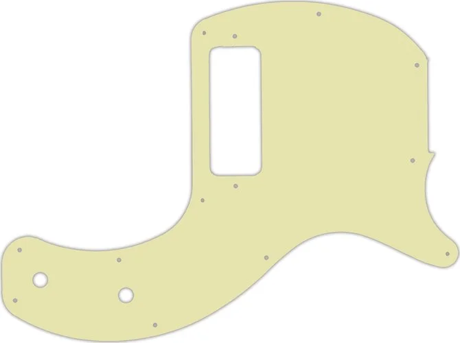 WD Custom Pickguard For Gibson 2019-Present Les Paul Junior Tribute DC #34S Mint Green Solid