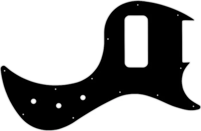 WD Custom Pickguard For Gibson 5 String EB5 Bass #03 Black/White/Black