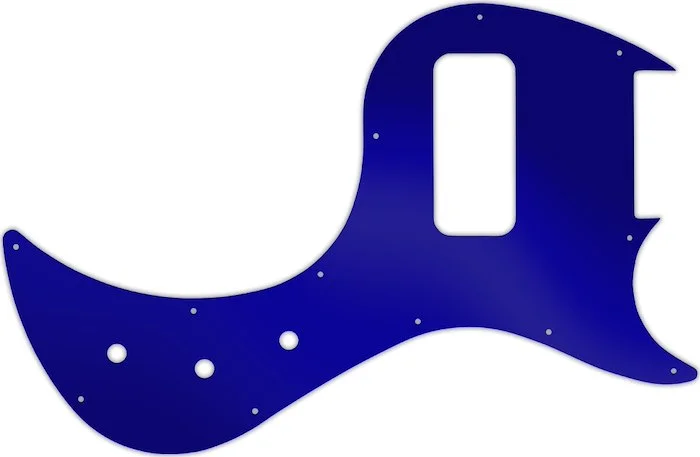 WD Custom Pickguard For Gibson 5 String EB5 Bass #10DBU Dark Blue Mirror