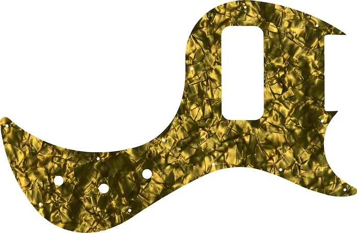 WD Custom Pickguard For Gibson 5 String EB5 Bass #28GD Gold Pearl/Black/White/Black