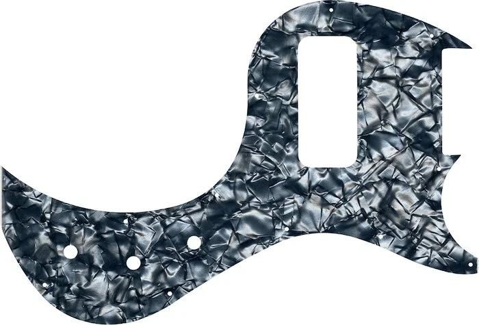 WD Custom Pickguard For Gibson 5 String EB5 Bass #28SG Silver Grey Pearl