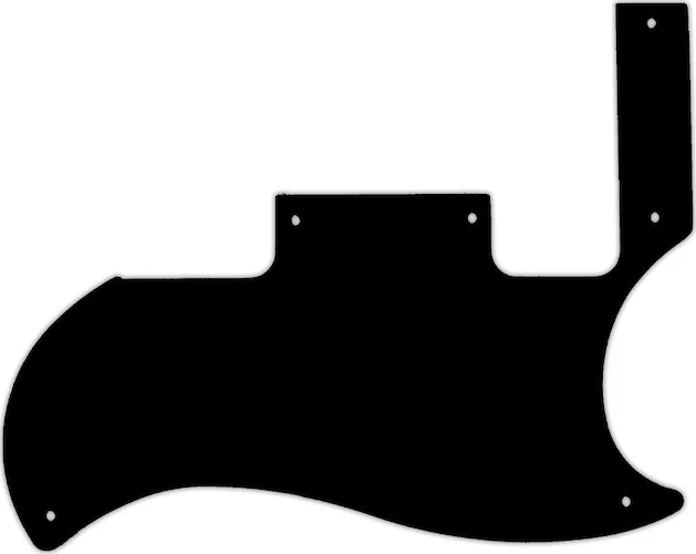 WD Custom Pickguard For Gibson 50th Anniversary Pete Townshend SG Special #03P Black/Parchment/Black