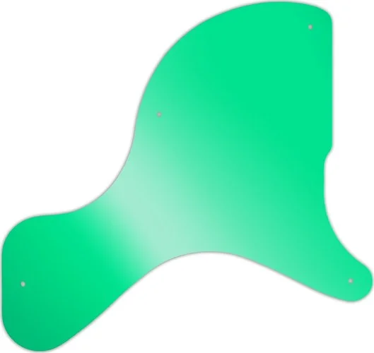 WD Custom Pickguard For Gibson Billie Joe Armstrong Signature Les Paul Junior #10GR Green Mirror