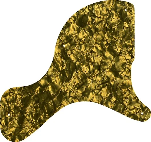 WD Custom Pickguard For Gibson Billie Joe Armstrong Signature Les Paul Junior #28GD Gold Pearl/Black/White/Black