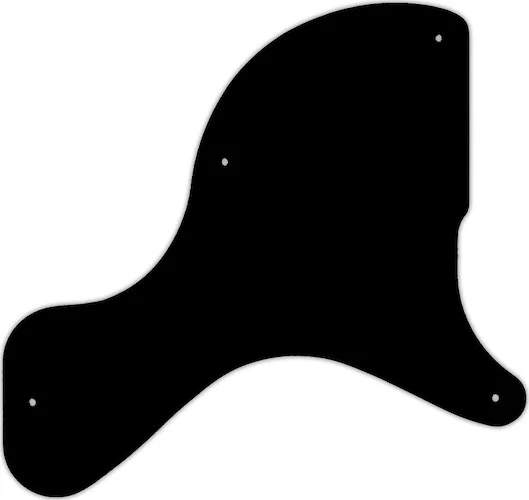 WD Custom Pickguard For Gibson Billie Joe Armstrong Signature Les Paul Junior #03G Black/Green/Black