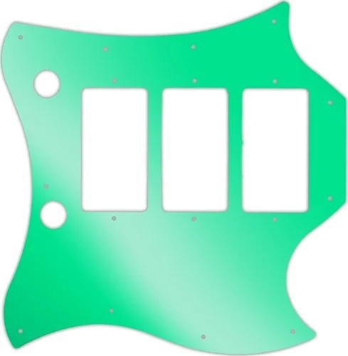WD Custom Pickguard For Gibson "Captain" Kirk Douglas Signature Roots SG #10GR Green Mirror