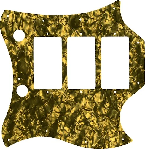 WD Custom Pickguard For Gibson "Captain" Kirk Douglas Signature Roots SG #28GD Gold Pearl/Black/White/Black