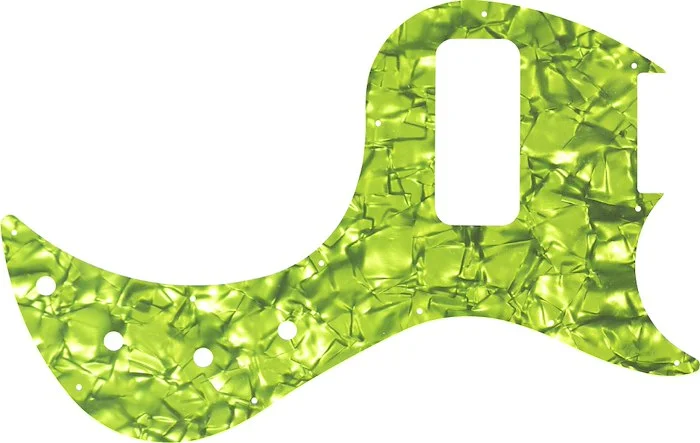 WD Custom Pickguard For Gibson EB Bass #28LGR Lime Green Pearl