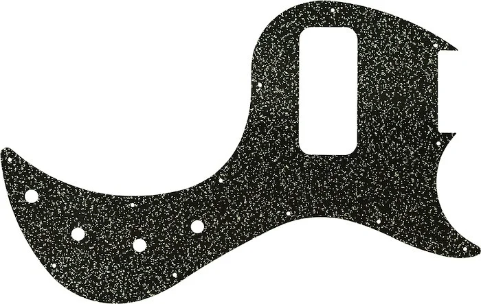 WD Custom Pickguard For Gibson EB Bass #60BS Black Sparkle 