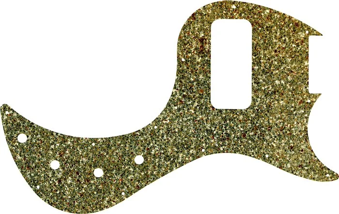 WD Custom Pickguard For Gibson EB Bass #60GS Gold Sparkle 
