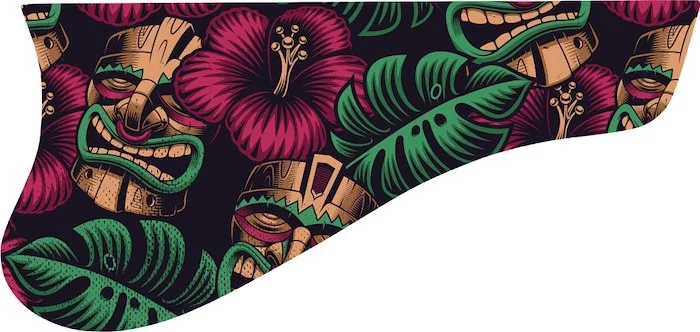 WD Custom Pickguard For Gibson L-4C #GAL01 Aloha Tiki Graphic