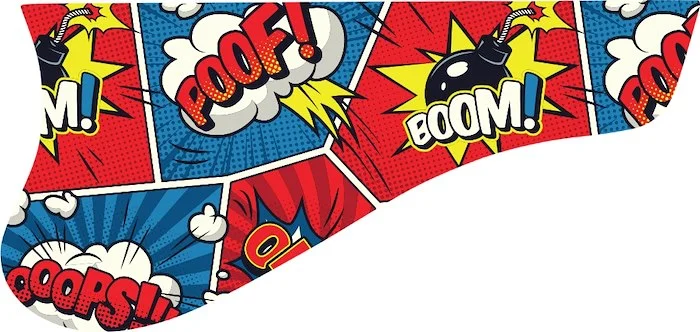 WD Custom Pickguard For Gibson L-4C #GCM01 Comic Book Graphic