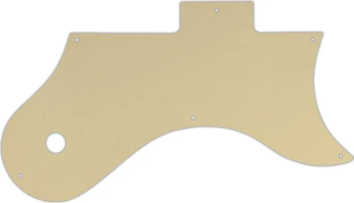 WD Custom Pickguard For Gibson L-6S #06B Cream/Black/Cream