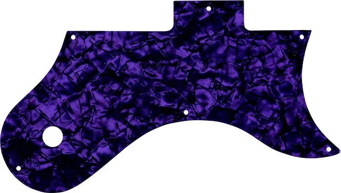 WD Custom Pickguard For Gibson L-6S #28PR Purple Pearl