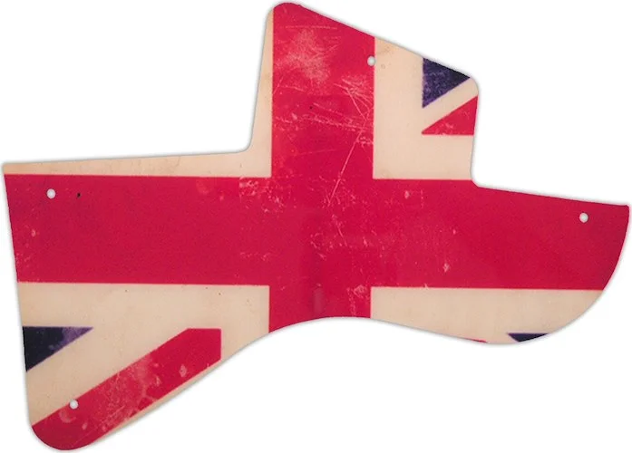 WD Custom Pickguard For Gibson Les Paul Junior Special Humbucker #G04 British Flag Relic Graphic
