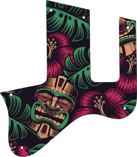 WD Custom Pickguard For Gibson Les Paul Special Double Cutaway VOS #GAL01 Aloha Tiki Graphic