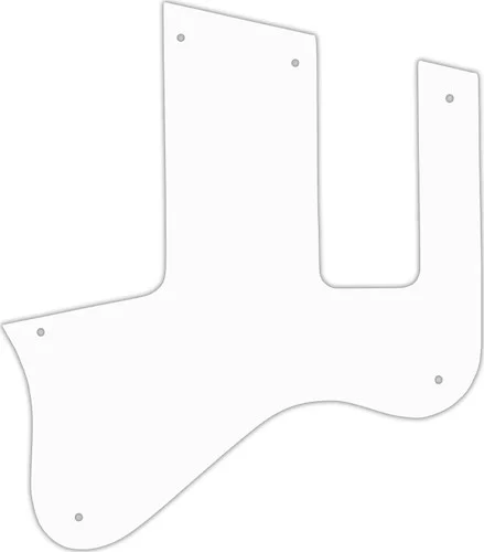 WD Custom Pickguard For Gibson Les Paul Special Double Cutaway VOS #04R White/Red/White