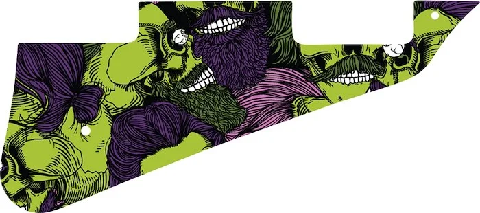 WD Custom Pickguard For Gibson Les Paul Standard Or Les Paul Custom #GHA02 Zombeard Graphic