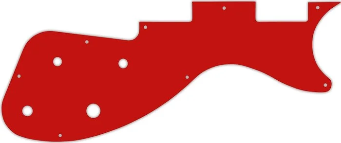 WD Custom Pickguard For Gibson M2 S-Series Les Paul #07 Red/White/Red