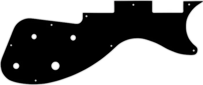 WD Custom Pickguard For Gibson M2 S-Series Les Paul #03G Black/Green/Black