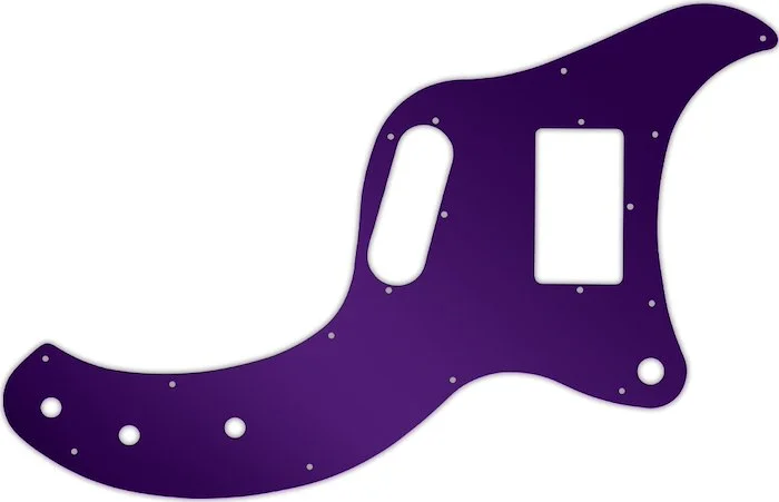 WD Custom Pickguard For Gibson Marauder #10PR Purple Mirror